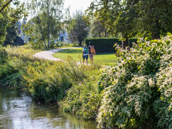 Wandern am Mühlbach in Olching