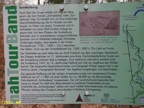 Sunderburg Infotafel