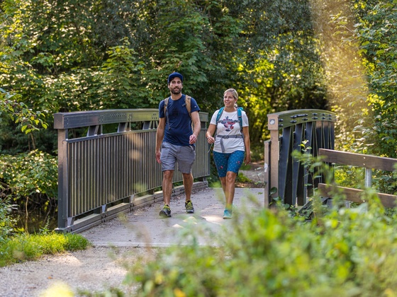 Wandern in den Amperauen bei Olching