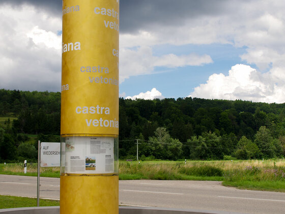 Pfünz - Der "goldene" Meilenstein