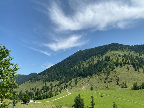 Wimmeralm mit Hochries.
