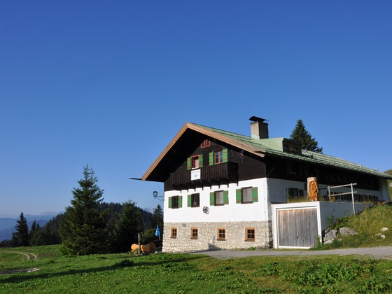 Startpunkt am Tag 2: Die Schönfeldhütte