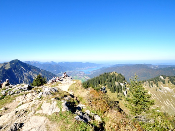 Der Bodenschneidgipfel - mit dem Tegernsee zu Füßen