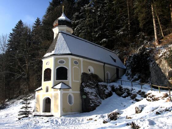 Ölbergkapelle Sachrang Winter