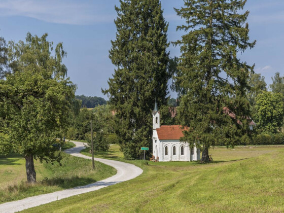 Idyllische Kappel im Xaverienthal bei Freising