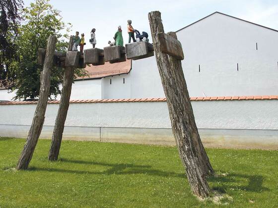Pontonbrücke