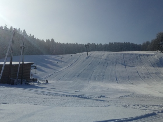 Piste des Skigebietes Hanslmühle