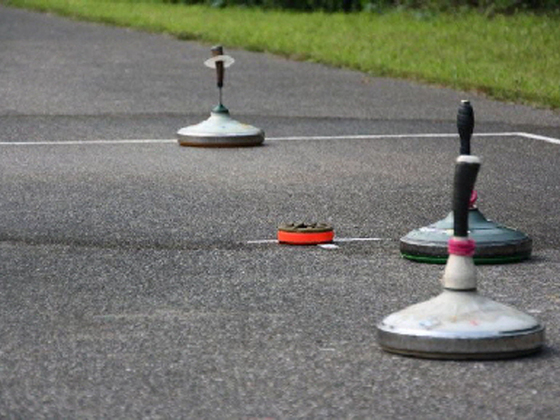 Symbolfoto Asphaltschießen