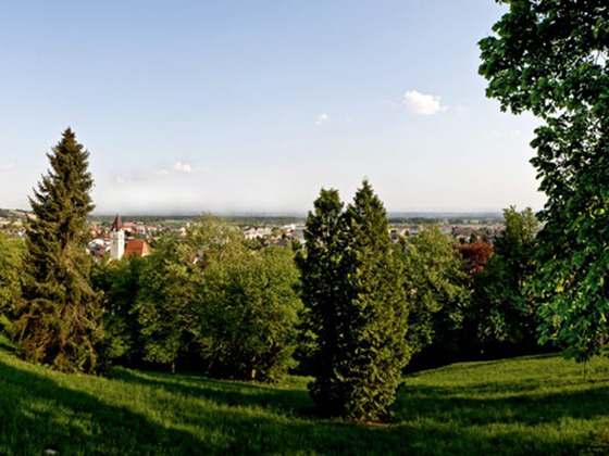Panoramablick Perg Kalvarienberg