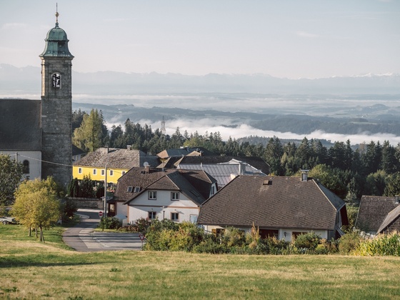 Blick zur Nordalpenkette