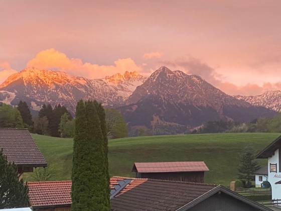 Ausblick Ferienwohnungen stetter Schnitt