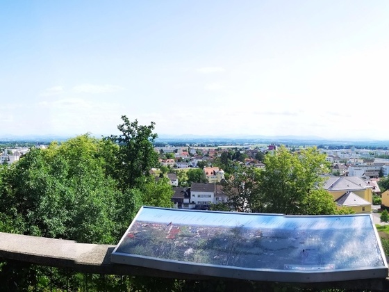 Panoramablick Aussichtswarte Kalvarienberg