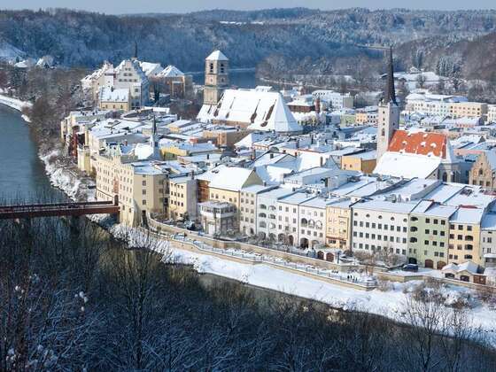 Wasserburg im Winter