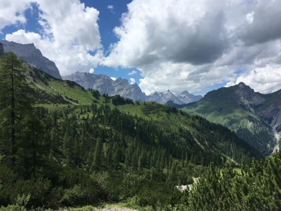 Blick ins Karwendel. (Etappe 1)