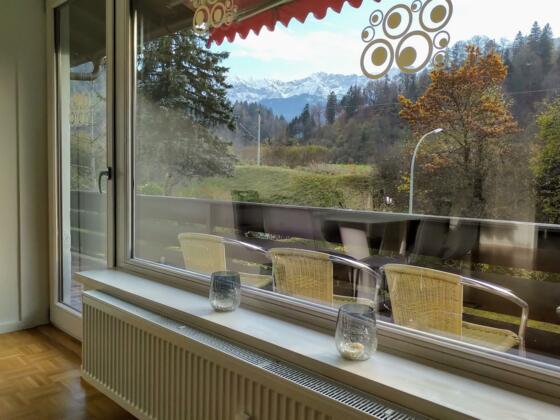 Blick vom Wohnzimmerfenster