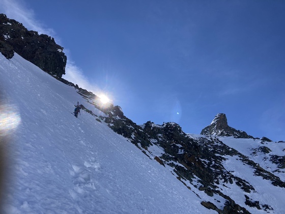 Sonnenaufgang unter dem Glocknerhorn...
