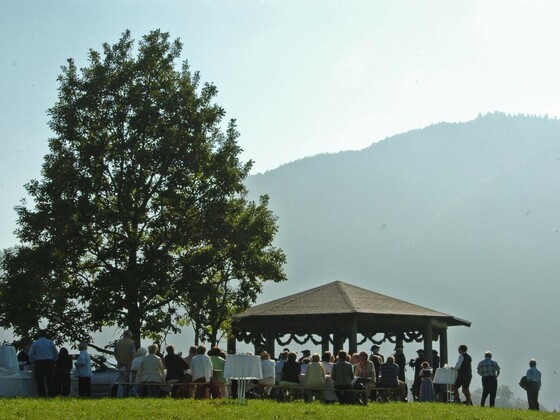 Kleines Paraplui auf der Point