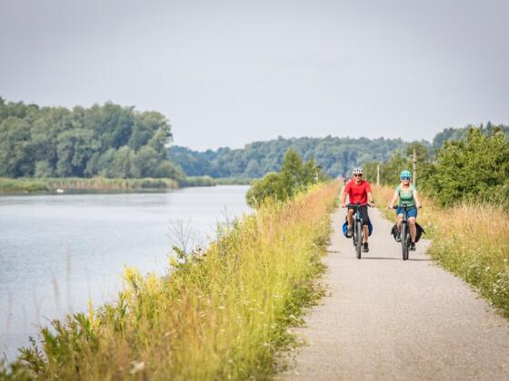 Radeln am Innradweg im Europareservat