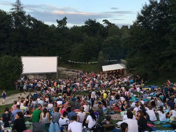 Freiluftkino am Stoa