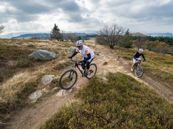 Mountainbiken in der Rhön