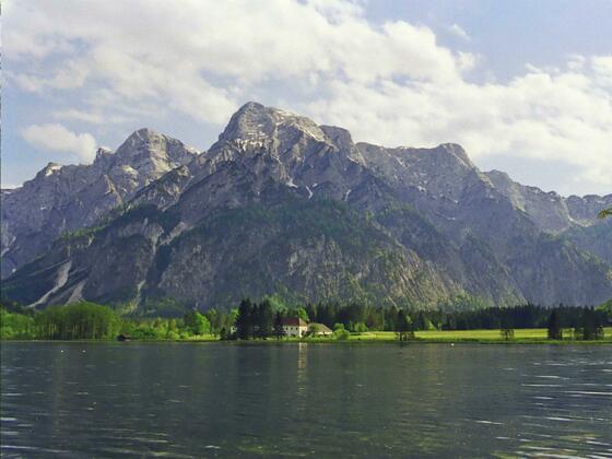 Almsee, Parkplatz beim GH Seehaus