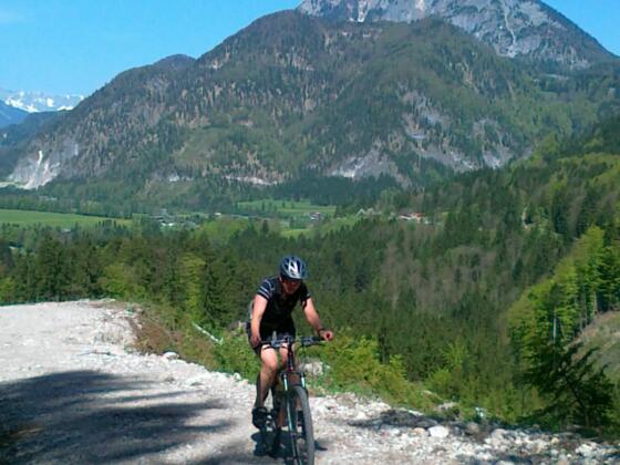 Auffahrt zum Strubberg, Blick Richtung Scheffau