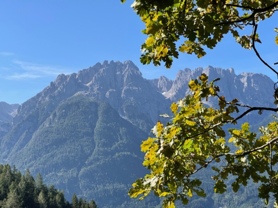 Die Lienzer Dolomiten während des Abstiegs vom Ederplan