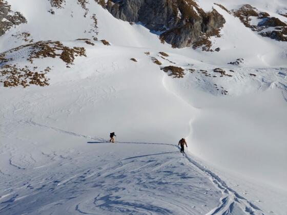 Aufstieg vom Stierlochjoch