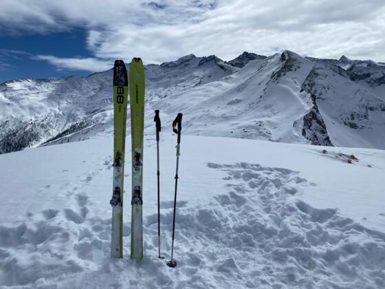 Blick vom Spielkogel Richtung Plattenkogel, Mandlkogel und Keeskogel