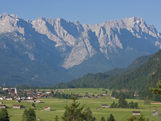 Blick auf die Zugspitze