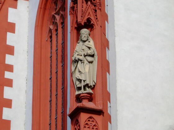 Würzburg, Marienkapelle Jakobus an der Außenfassade