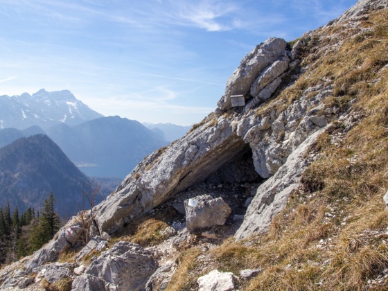 Unterstandshöhle am Schoberstein.