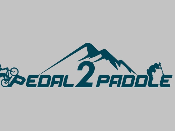 Pedal 2 Paddel Logo blau