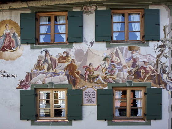 Lüftlmalerei Mittenwald