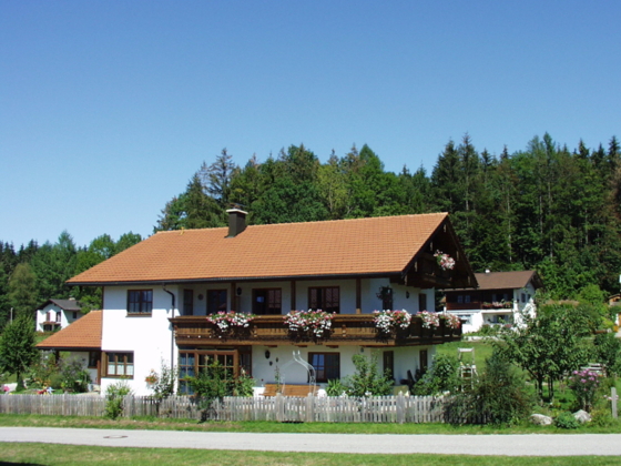 Hausansicht im Sommer