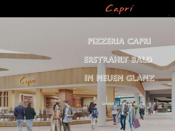 Neueröffnung nach Umbau Pizzeria Capri im SEP