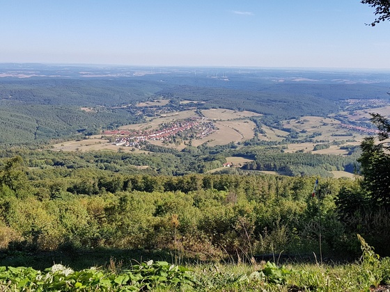 Ausblick von Kreuzberg auf die Walddörfer