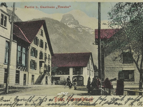 Hotel Traube um 1900