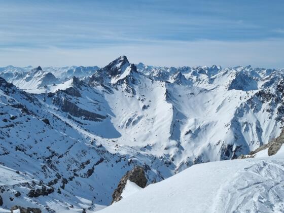 Große Schlenkerspitze - beim Aufstieg zum Muttekopf