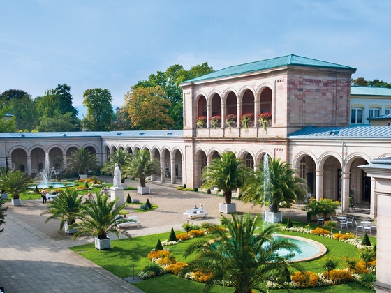 Arkadenbau im Kurgarten Bad Kissingen