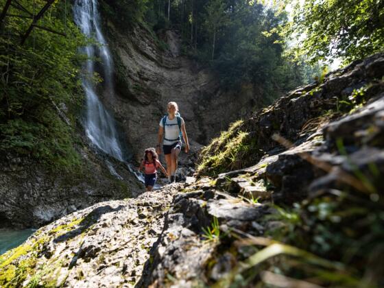 Bergzeit Alpenüberquerung - Tag 2 Tiefenbachklamm