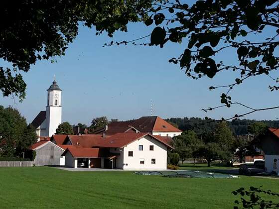 Blick nach Albaching