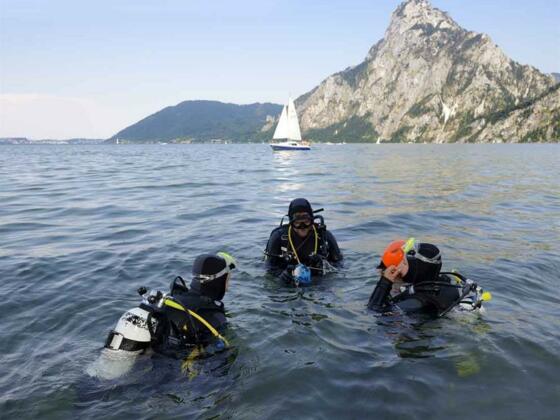 Tauchen am Traunsee
