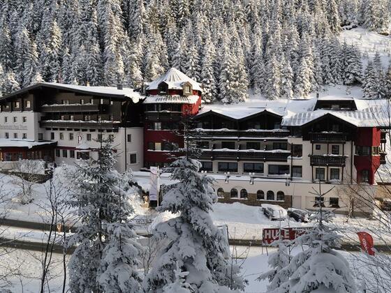 Hotel im Winter