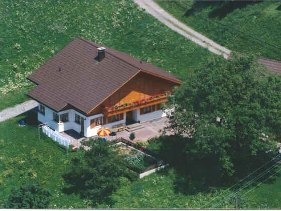 Bauernhof Wellinger von oben