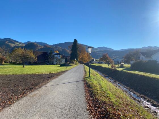 in Richtung Klaus Zentrum