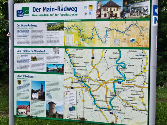Eibelstadt - Main-Radweg