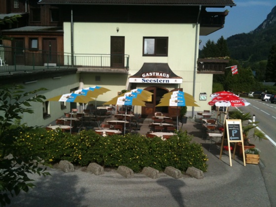 Gastgarten Gasthof Seestern