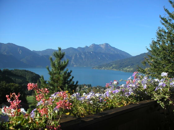 Biohof Schwanser Aussicht vom Balkon
