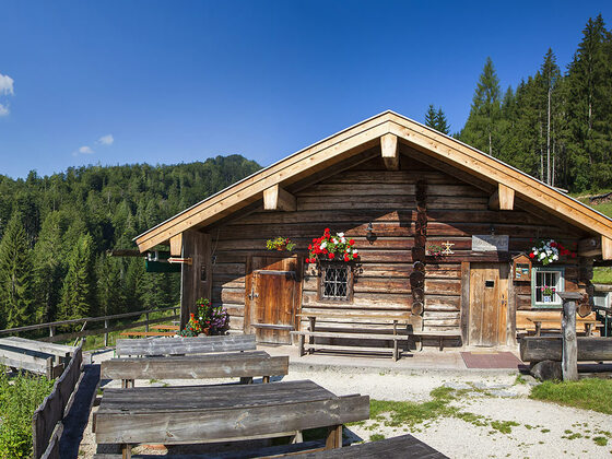 Die Harbachalm bei Weißbach